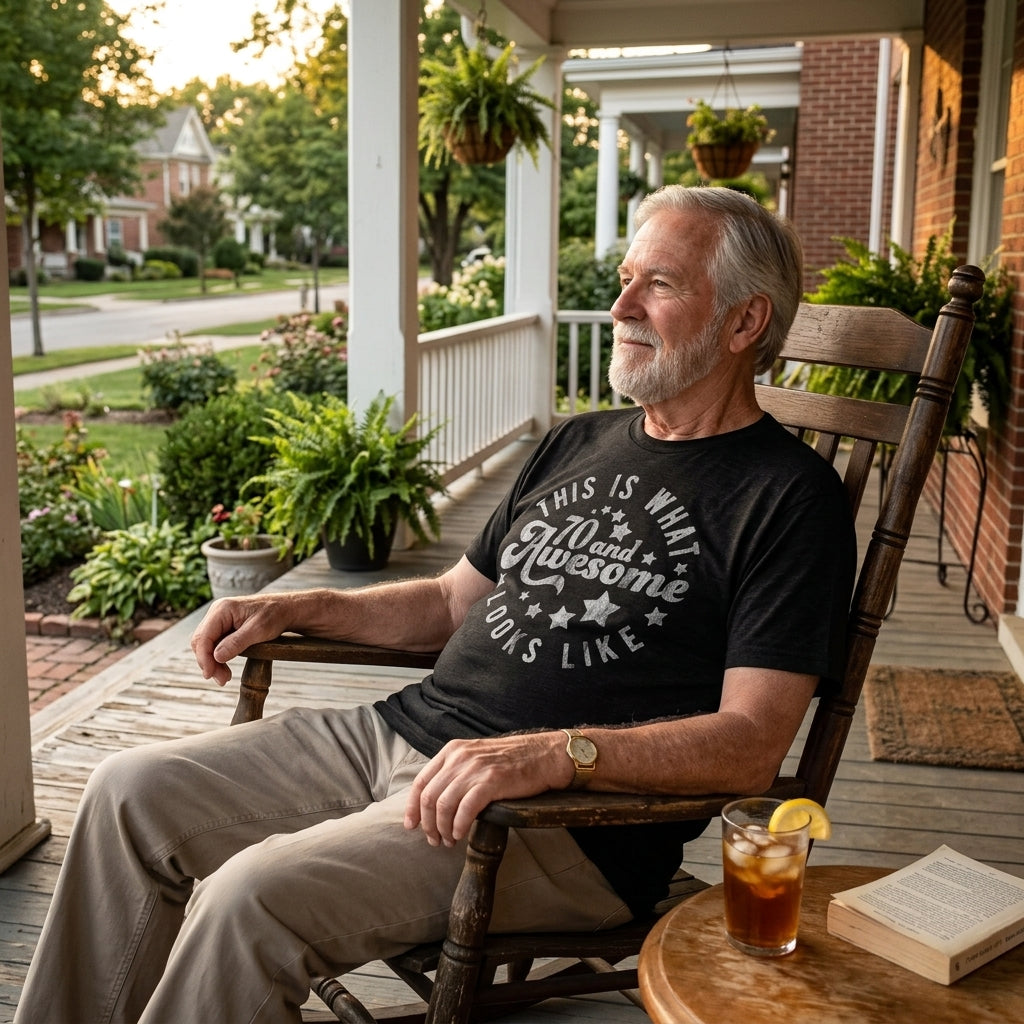 This Is What 70 And Awesome Looks Like Men's T Shirt