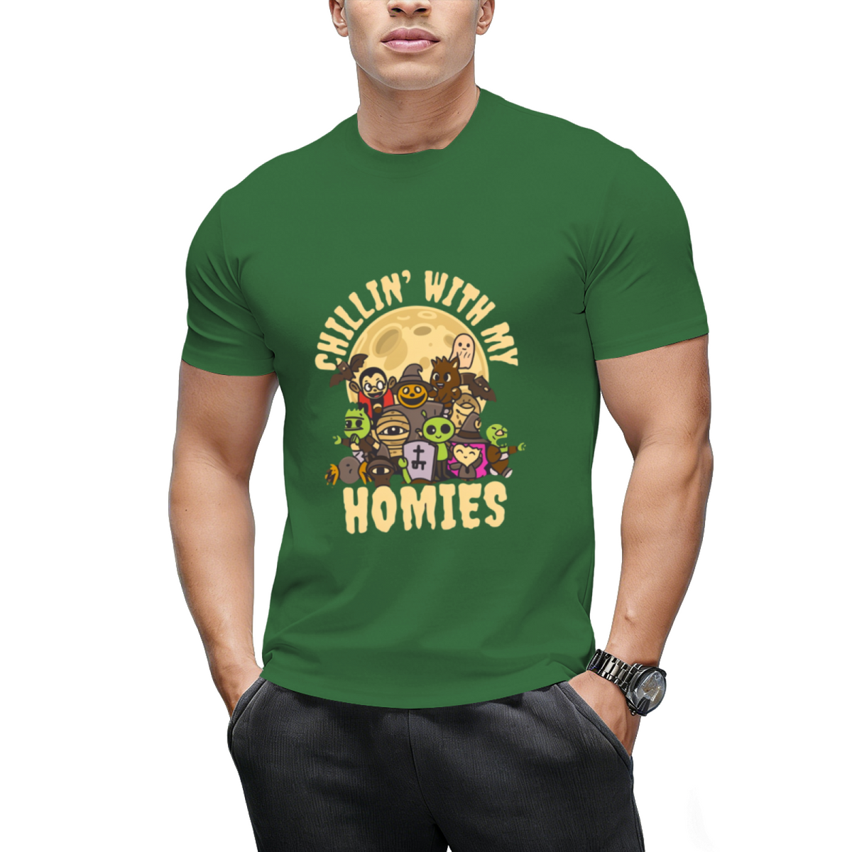 Chilling With My Halloween Homies T-Shirt