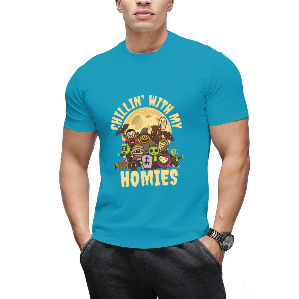 Chilling With My Halloween Homies T-Shirt