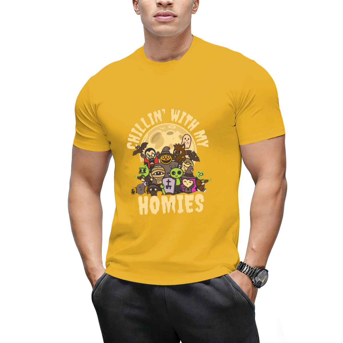 Chilling With My Halloween Homies T-Shirt