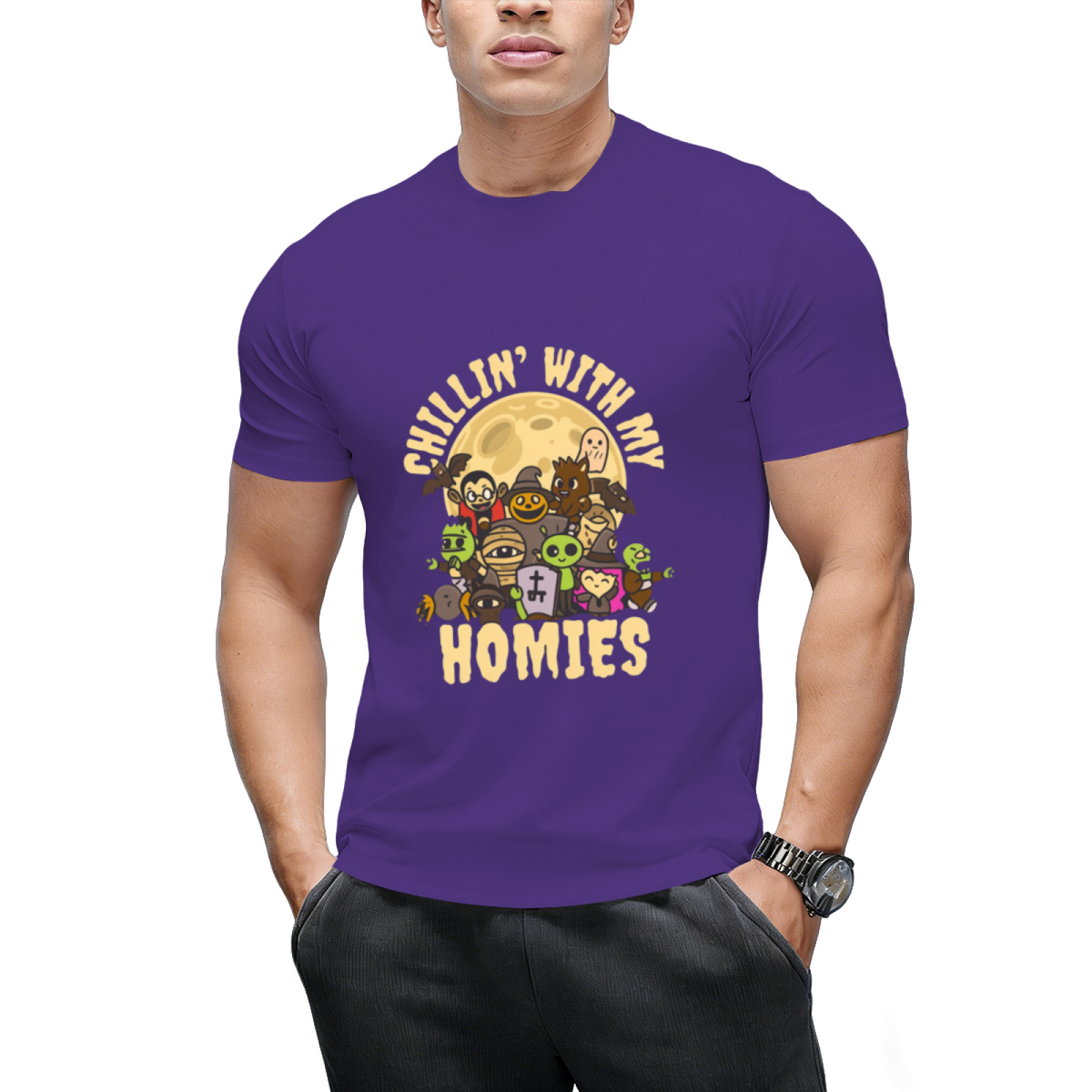 Chilling With My Halloween Homies T-Shirt