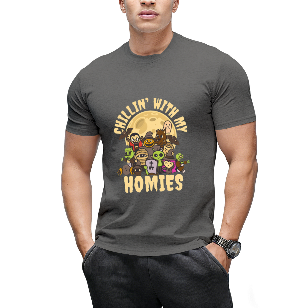 Chilling With My Halloween Homies T-Shirt