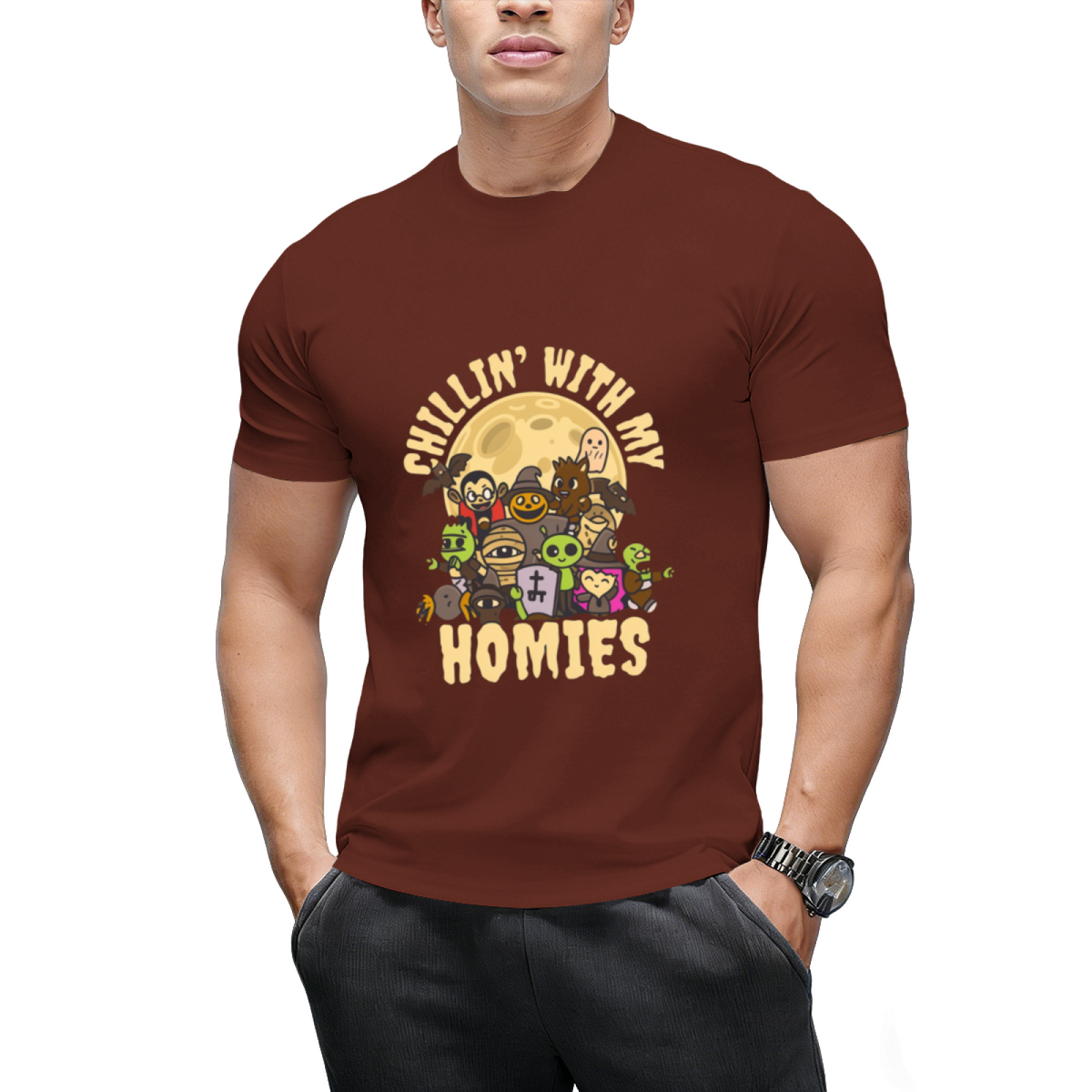 Chilling With My Halloween Homies T-Shirt