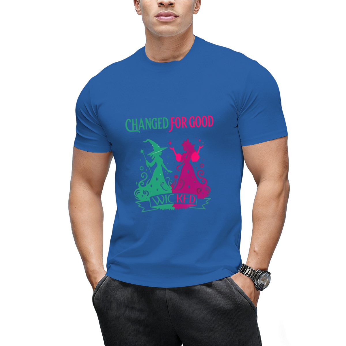 Changed For Good Wicked Funny Halloween Witch Women Girls T-Shirt