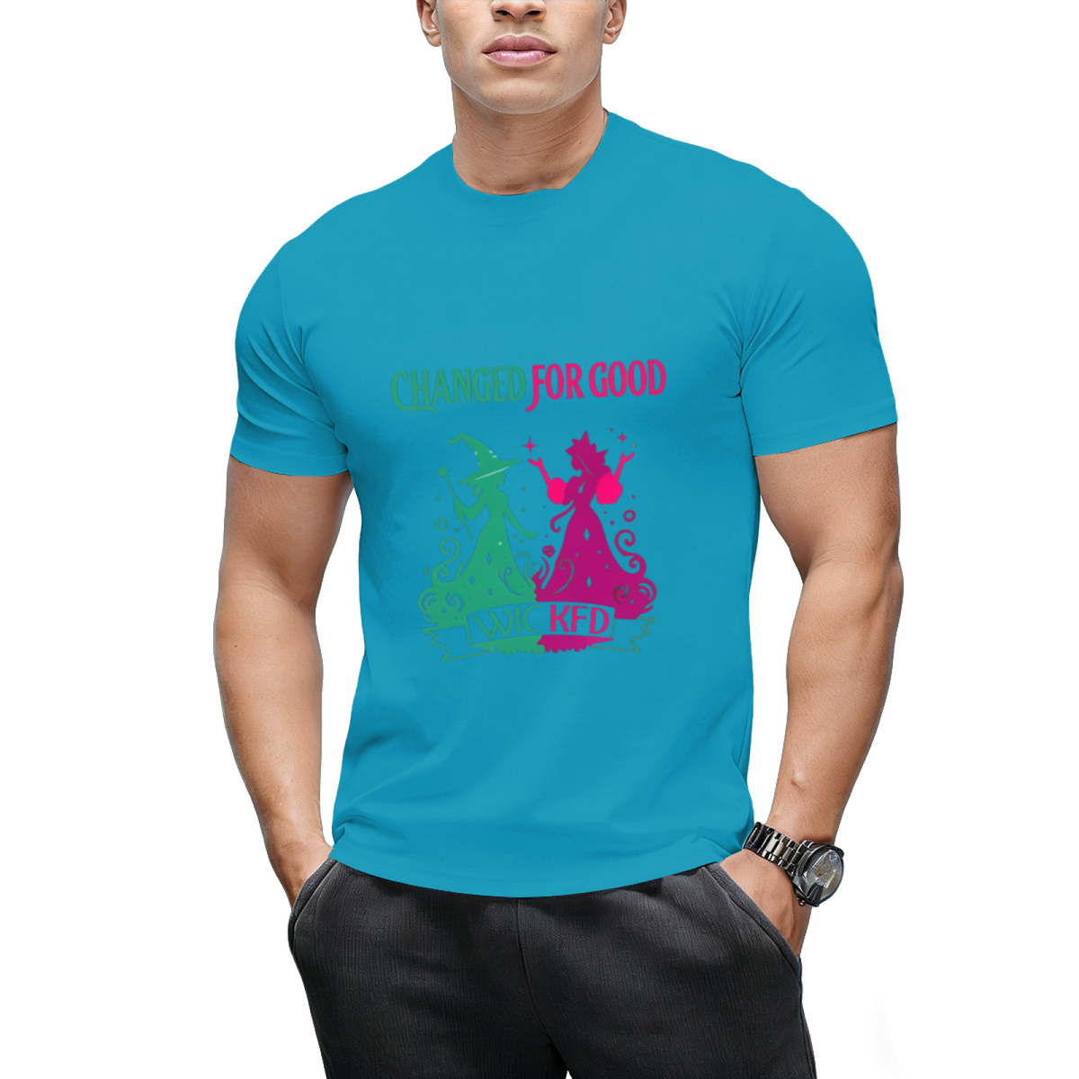 Changed For Good Wicked Funny Halloween Witch Women Girls T-Shirt