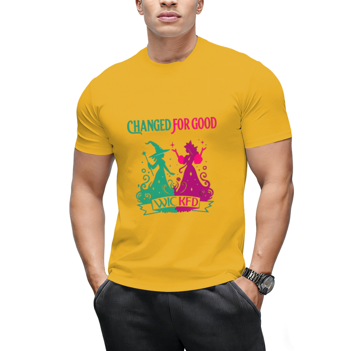 Changed For Good Wicked Funny Halloween Witch Women Girls T-Shirt