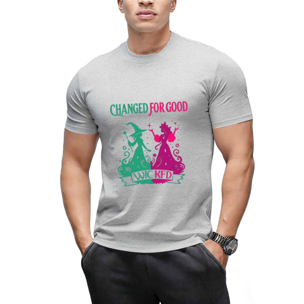 Changed For Good Wicked Funny Halloween Witch Women Girls T-Shirt