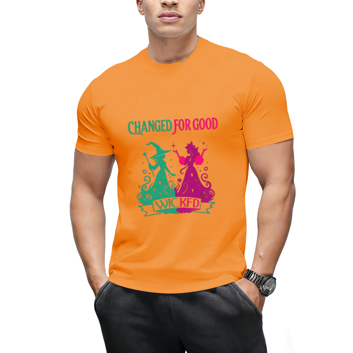Changed For Good Wicked Funny Halloween Witch Women Girls T-Shirt