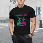 Changed For Good Wicked Funny Halloween Witch Women Girls T-Shirt