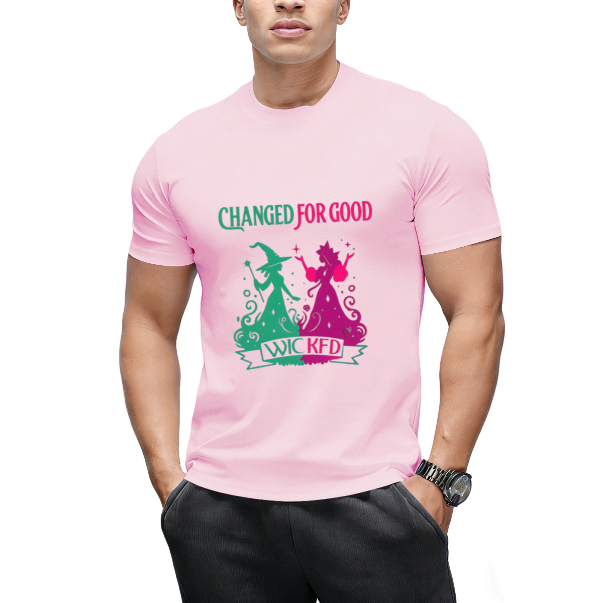 Changed For Good Wicked Funny Halloween Witch Women Girls T-Shirt