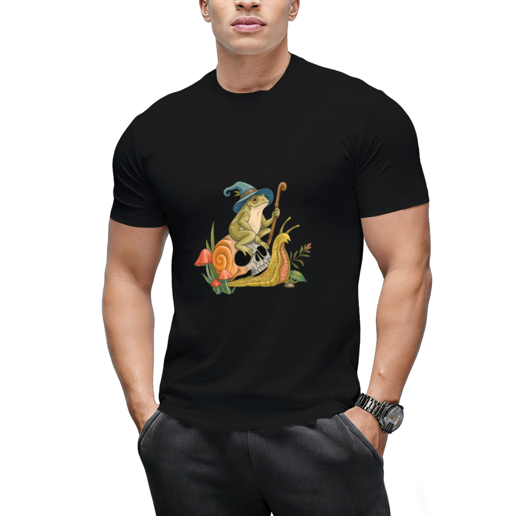 Cottagecore Aesthetic Witch Frog Snail Mushroom Goblincore T-Shirt