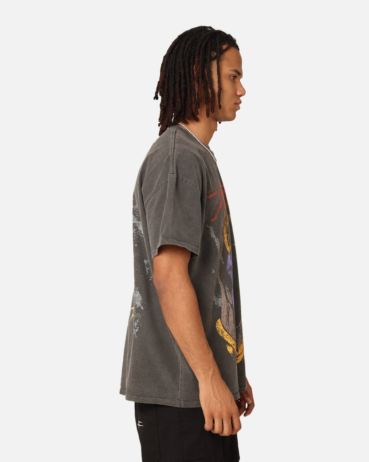 Marvel Thanos Vintage T-Shirt Black Wash