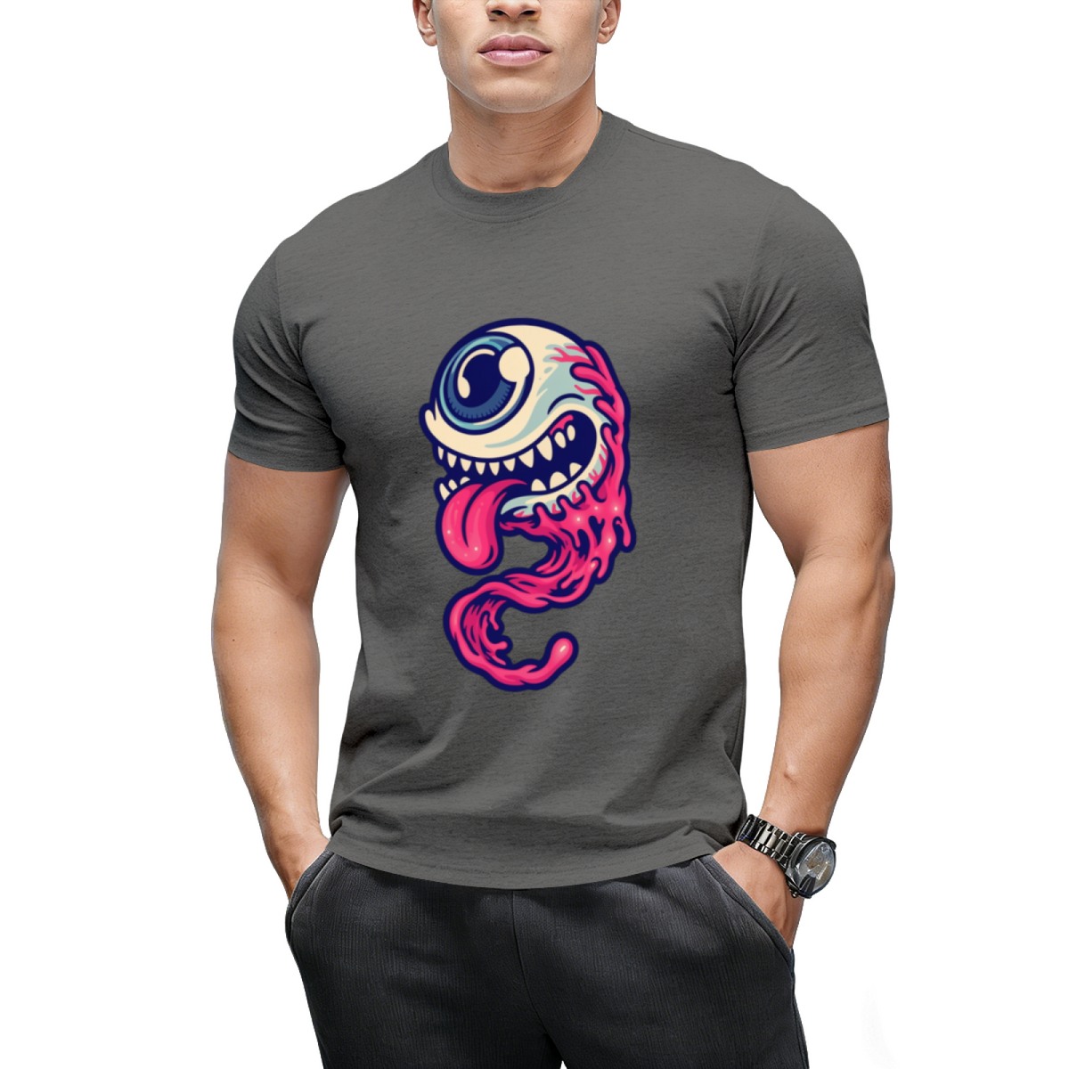 halloween character one eye monster T-Shirt