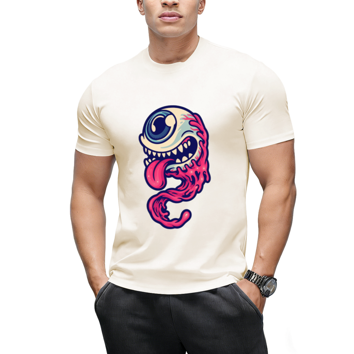 halloween character one eye monster T-Shirt