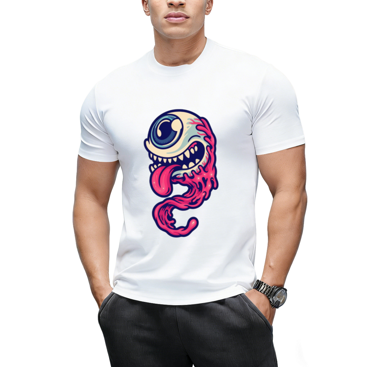 halloween character one eye monster T-Shirt