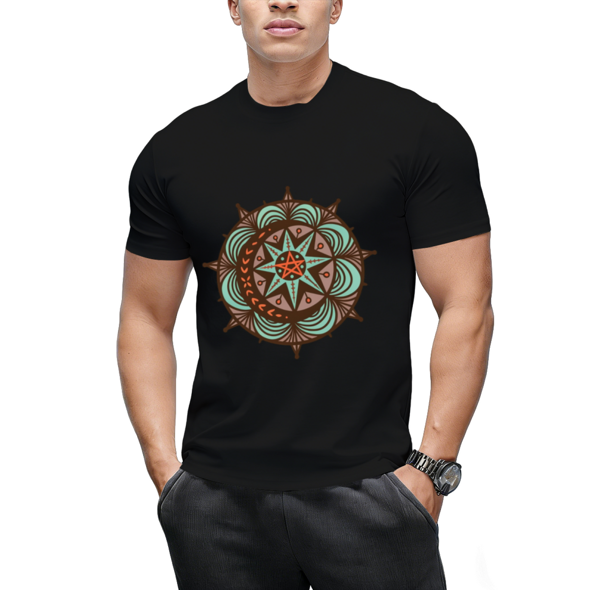 Art Nouveau Pentacle T-Shirt