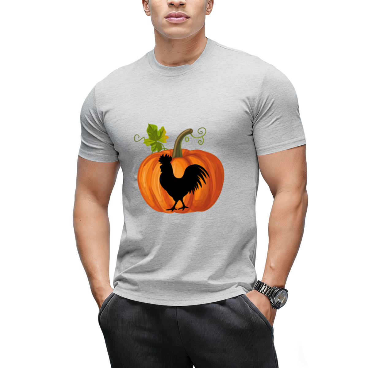 Chicken in pumpkin T-Shirt