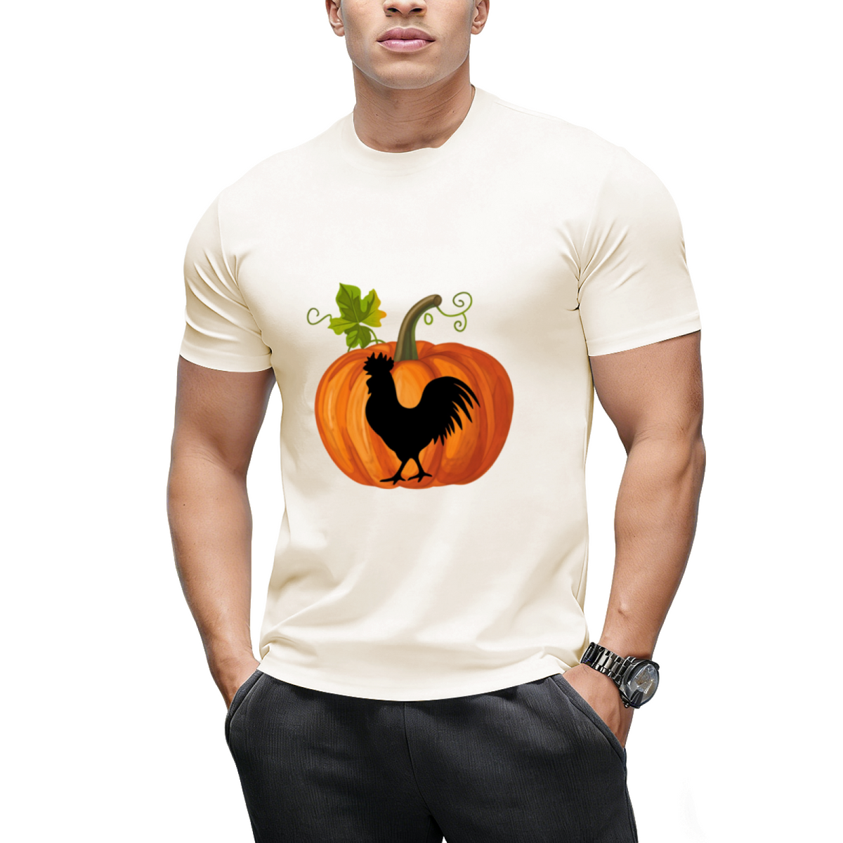 Chicken in pumpkin T-Shirt
