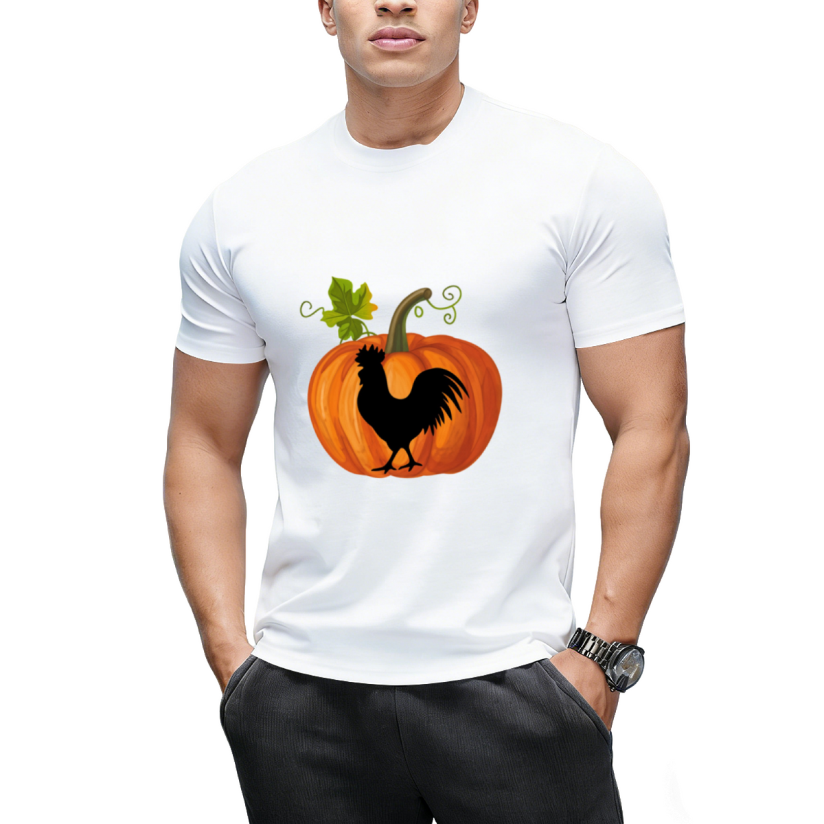 Chicken in pumpkin T-Shirt