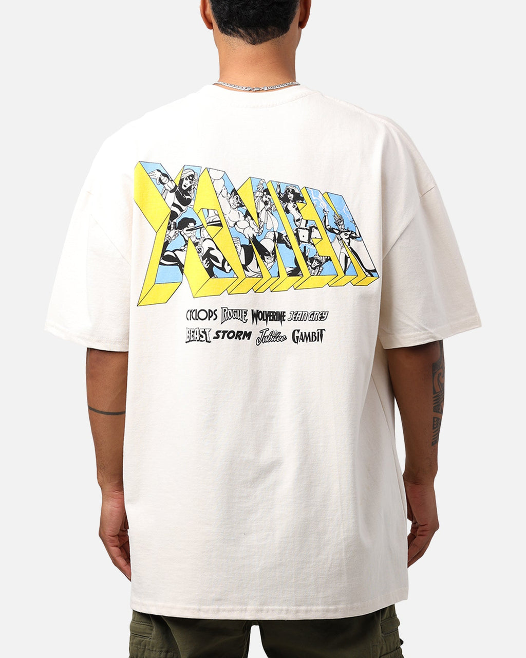 Marvel X-Men The Blackbird Heavyweight T-Shirt Off White