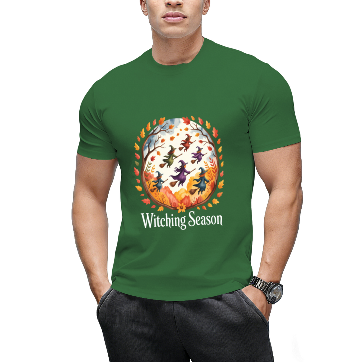 Autumn Whirls Witching Season T-Shirt