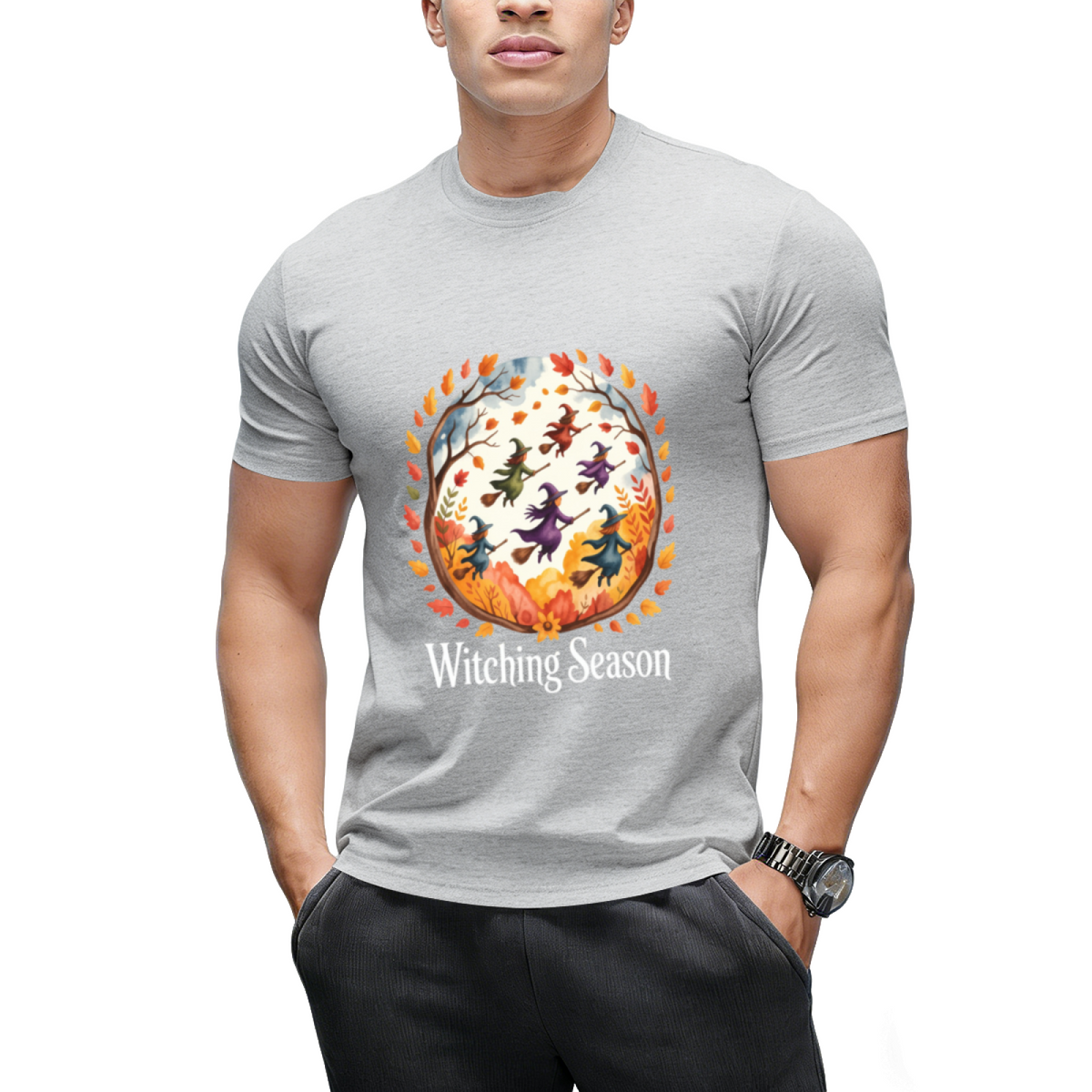 Autumn Whirls Witching Season T-Shirt