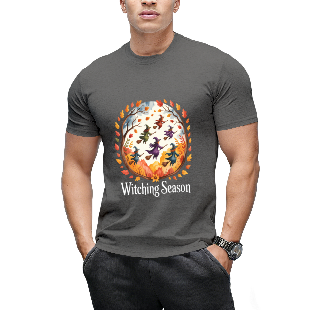 Autumn Whirls Witching Season T-Shirt
