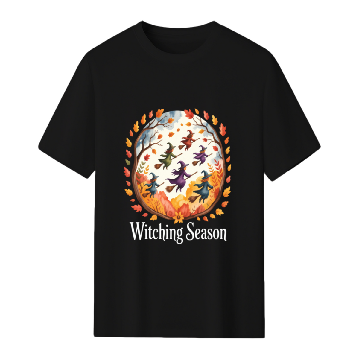 Autumn Whirls Witching Season T-Shirt