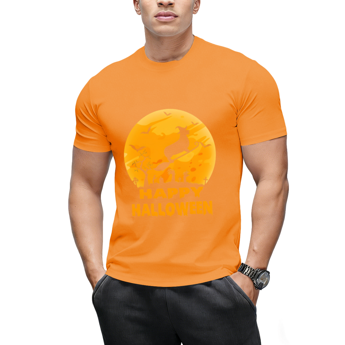 Corgi dog witch halloween T-Shirt