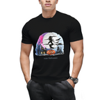Happy Halloween Flying Witch T-Shirt