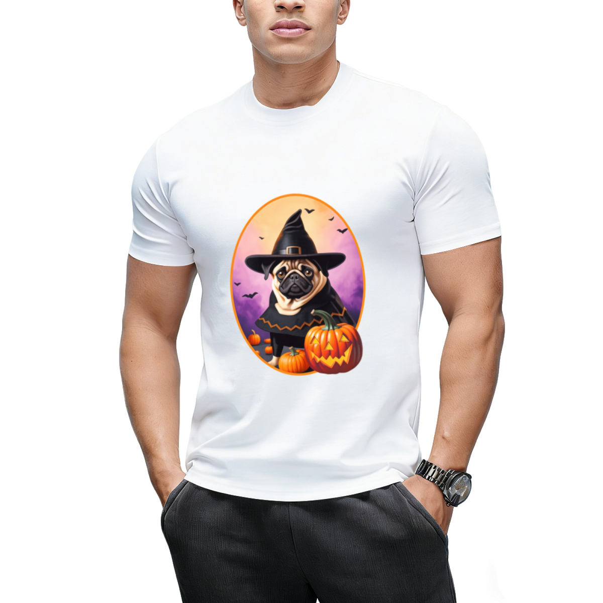 Halloween Pug T-Shirt