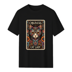Childless Cat Lady Tarot Card Halloween T-Shirt