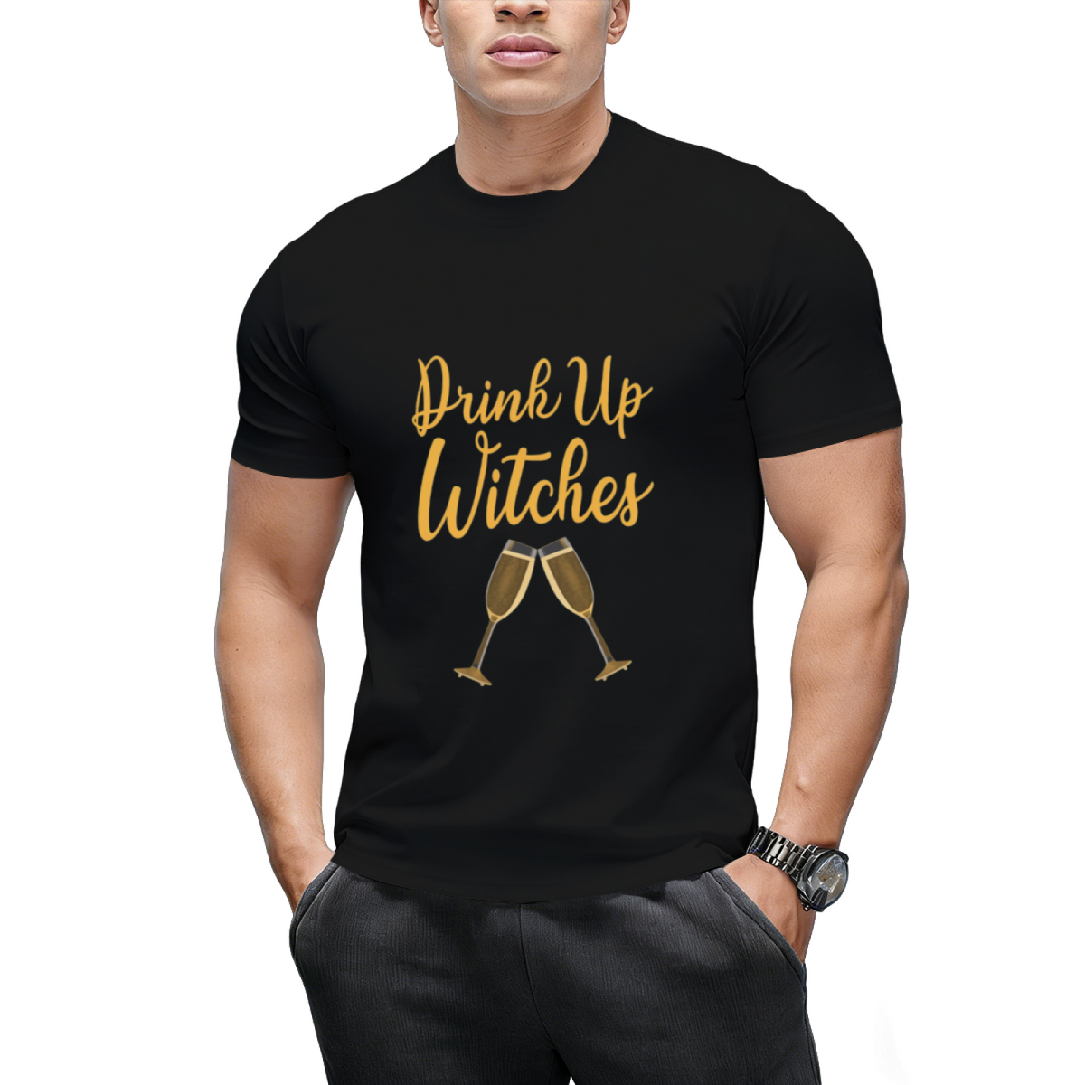 Halloween Drinking Drink Up Witches T-Shirt
