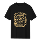 Bitchcraft - The Art of Pissing People Off Witch Design T-Shirt
