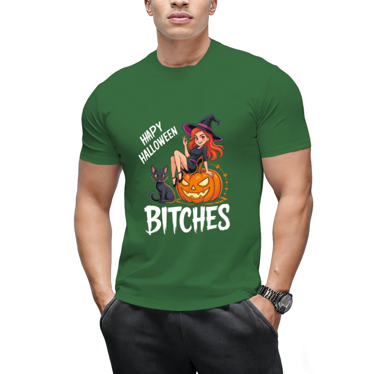 Happy Halloween Funny Witch T-Shirt