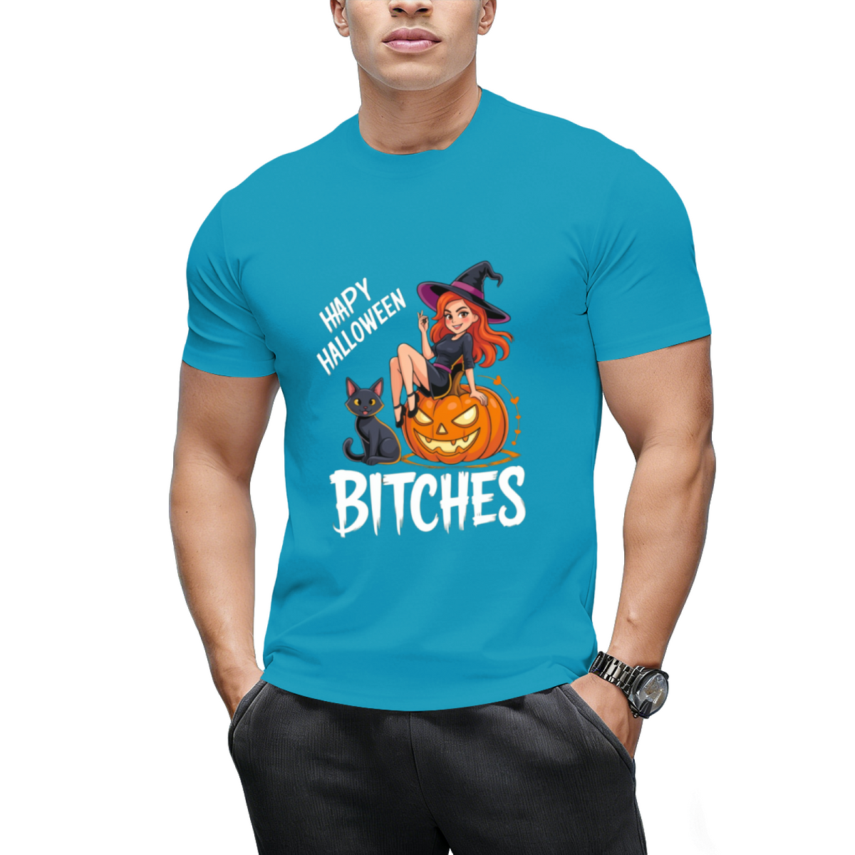 Happy Halloween Funny Witch T-Shirt