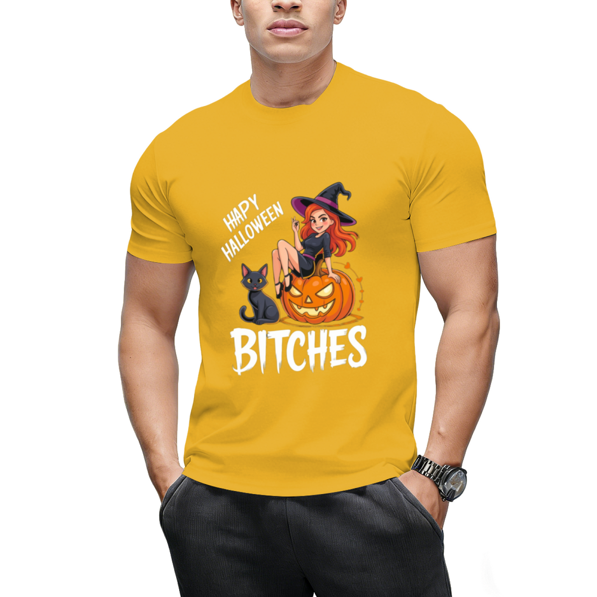 Happy Halloween Funny Witch T-Shirt
