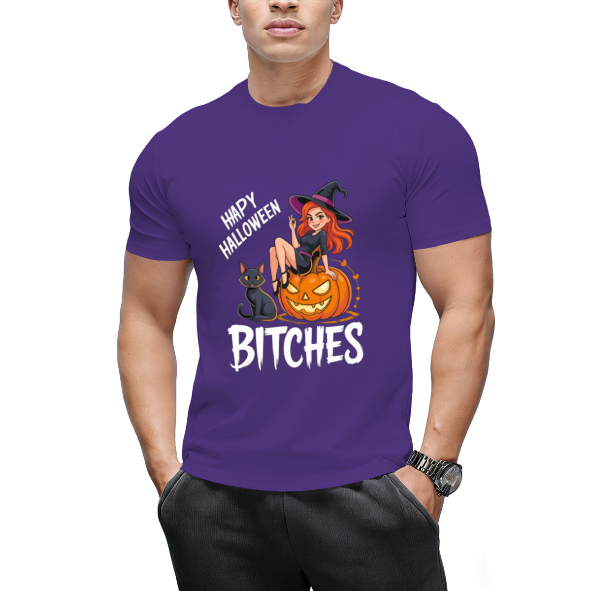 Happy Halloween Funny Witch T-Shirt