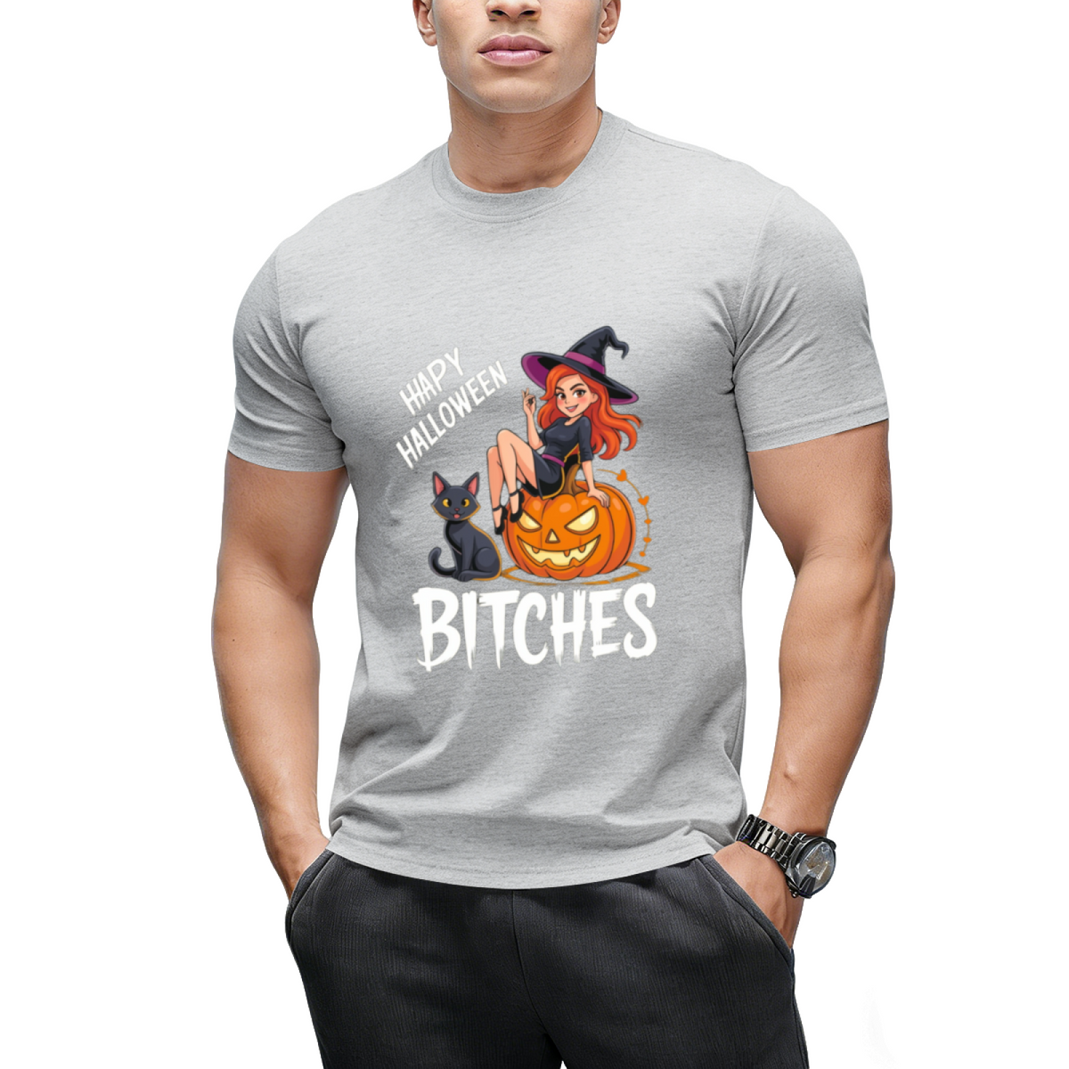 Happy Halloween Funny Witch T-Shirt