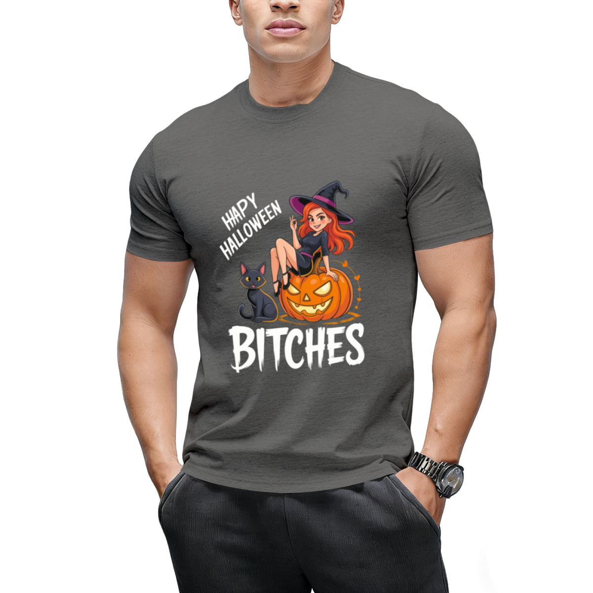 Happy Halloween Funny Witch T-Shirt