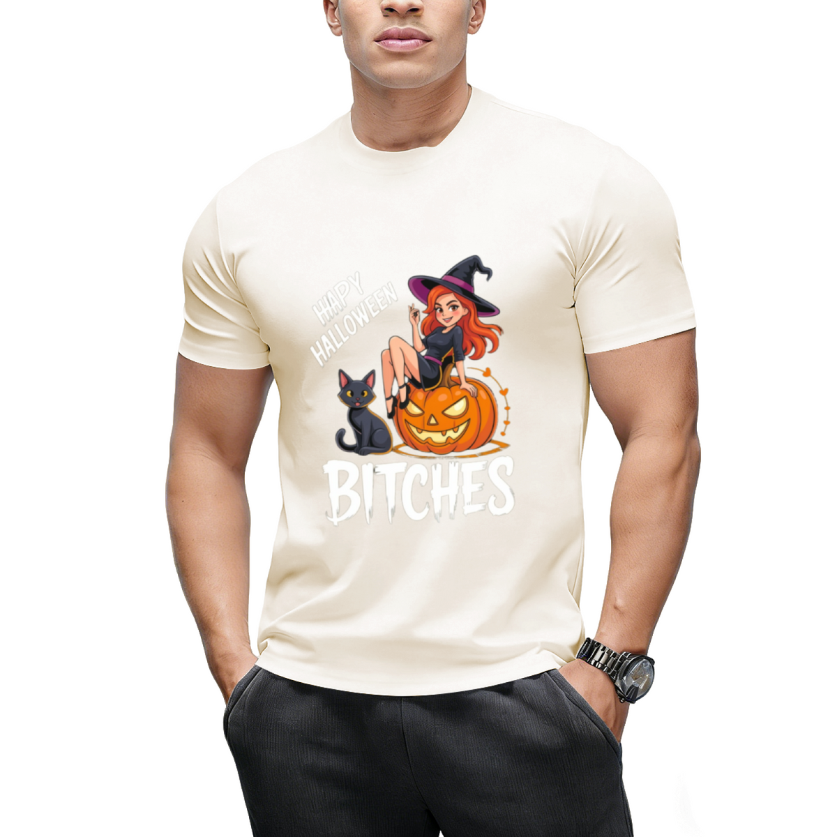 Happy Halloween Funny Witch T-Shirt