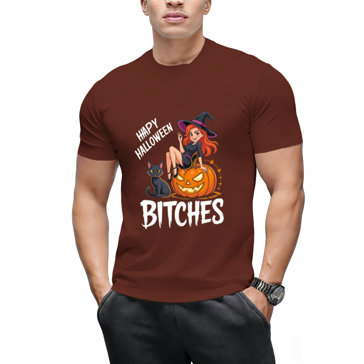 Happy Halloween Funny Witch T-Shirt