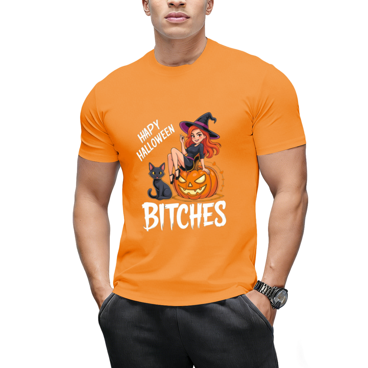 Happy Halloween Funny Witch T-Shirt