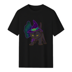 Halloween Kitten Dressed In Witch Costume T-Shirt
