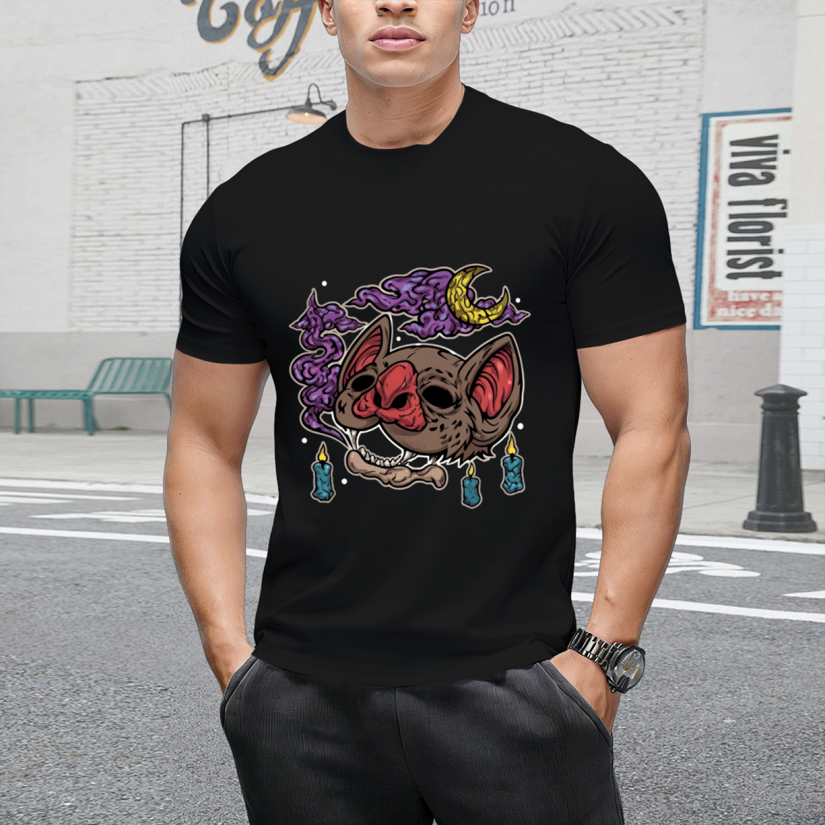 Bat Skull T-Shirt