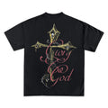 Glory To God Cross Graphic T-Shirt