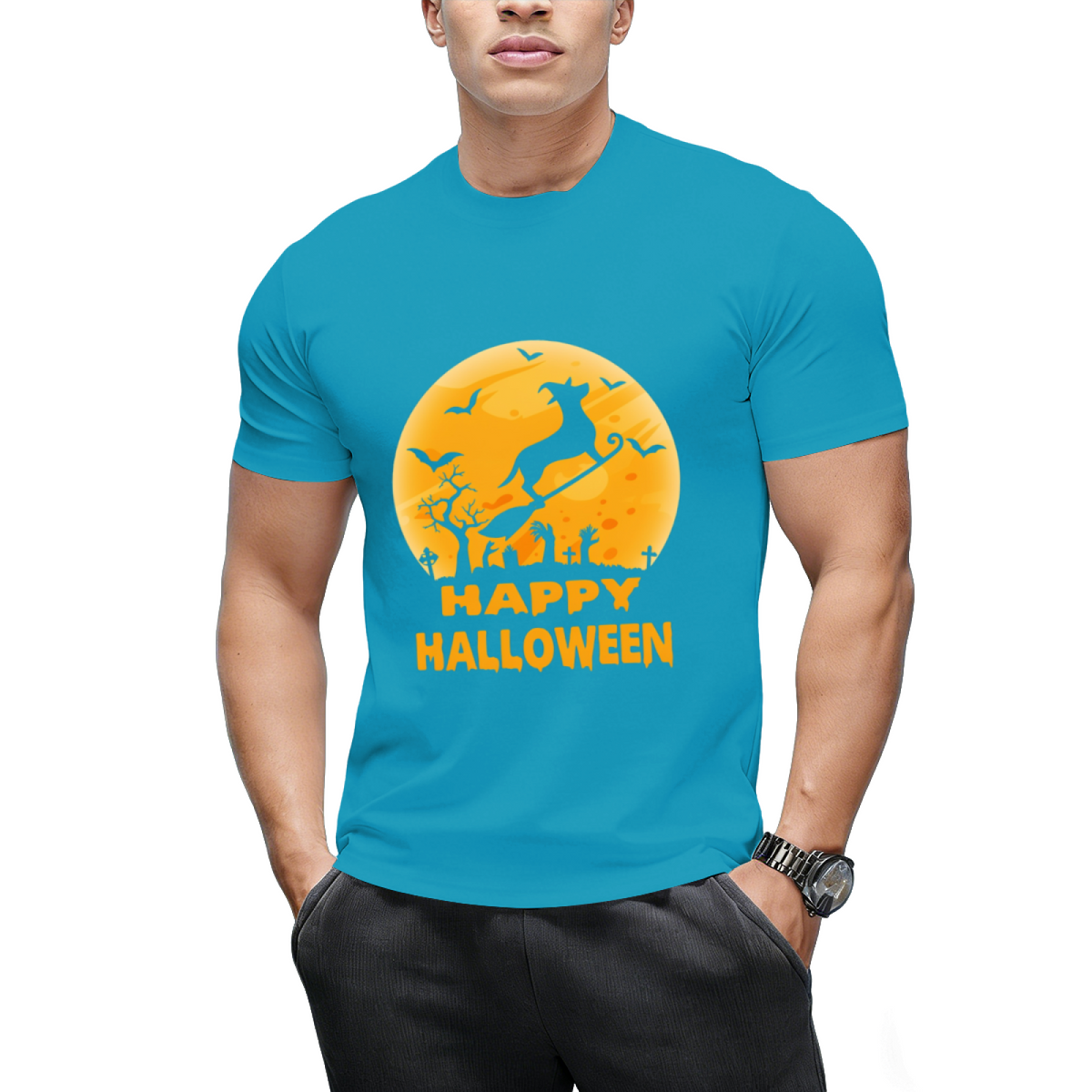 Dachshund dog witch halloween T-Shirt