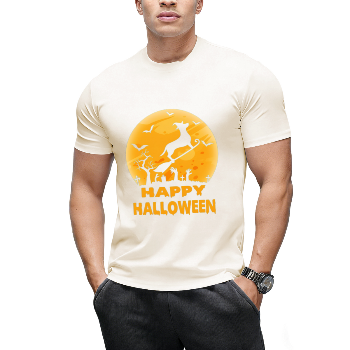 Dachshund dog witch halloween T-Shirt