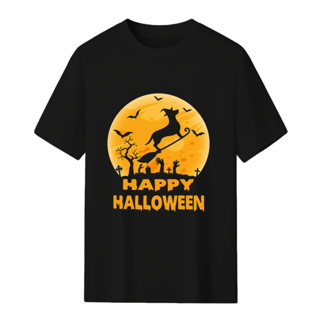 Dachshund dog witch halloween T-Shirt