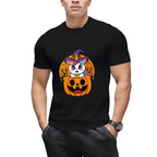 Cute Unicorn WItchy Jack O Lantern Pumpkin Halloween T-Shirt